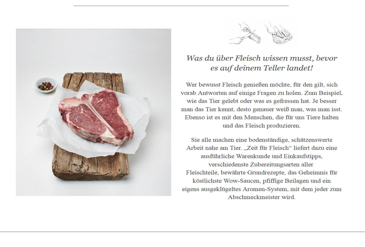 Köstliche Fleischgerichte mit einer genauen Erklärung für die Zubereitung .