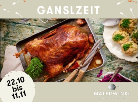 ganslzeit, martinigans, tradtitionell, ganslbraten, leber, klnödel, rotkraut, malerwinkl restaurant