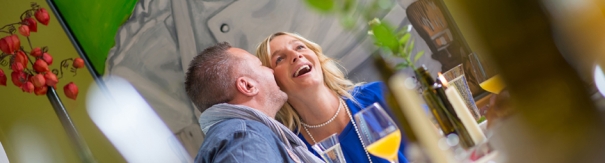 lachen, glücklich, fruestueck, orangensaft