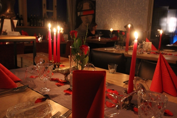 Candlelight dinner im restaurant Malerwinkl